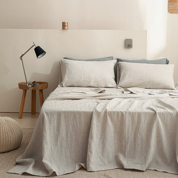 Natural French Flax Linen Sheets