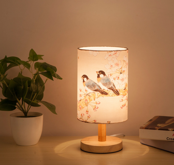 Magnolia Bird Bedside Table Lamp
