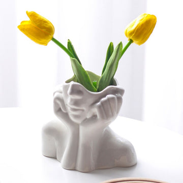 Feminine Bust Flower Vase