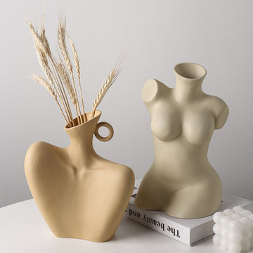 Feminine Body Ceramic Vases