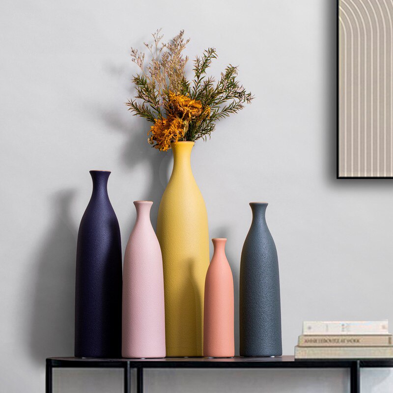 Colourful Nordic Ceramic Vase